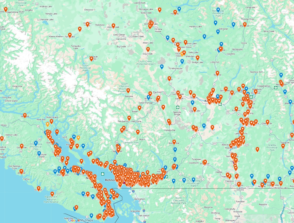 B.C. Parks and Municipal Outdoor Spaces