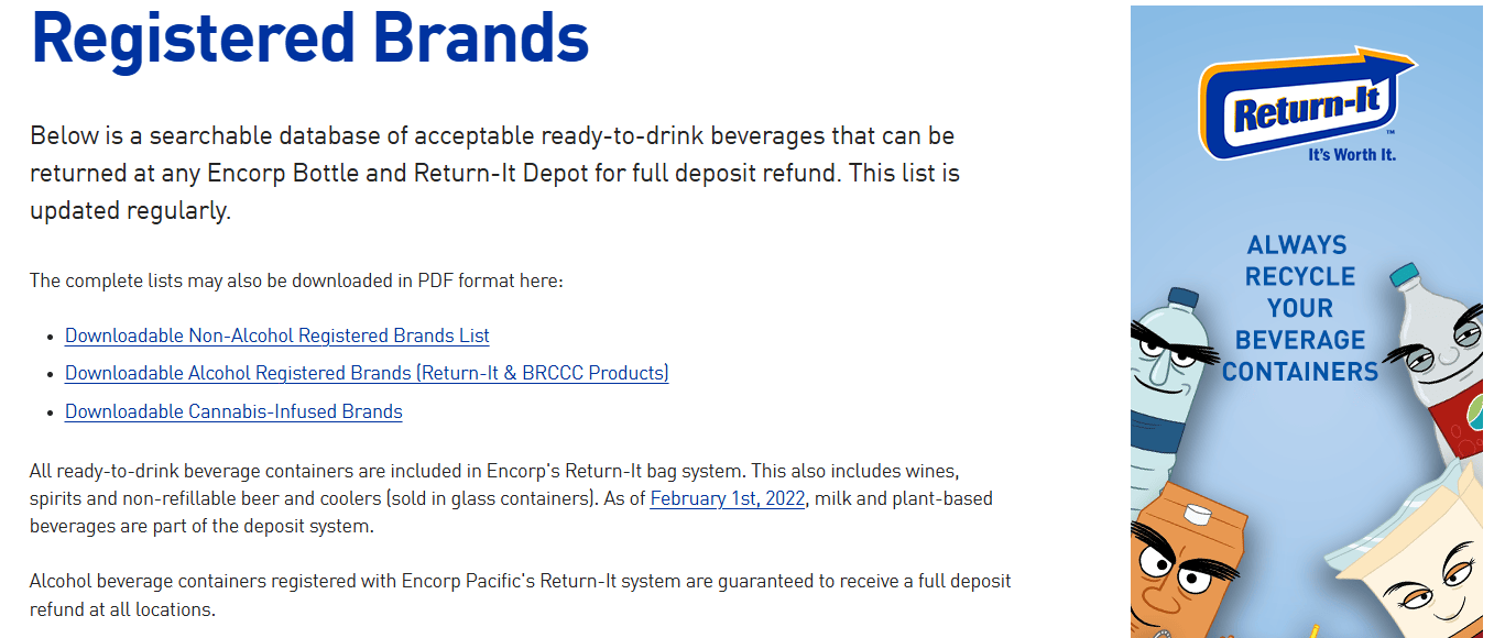 Brand Registry and Depots